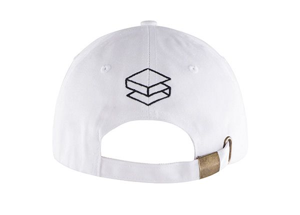 Back of Plain White Snapback