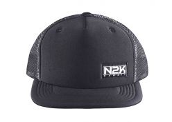 Simple Snapback Black Trucker Snapbacks With Foam Front