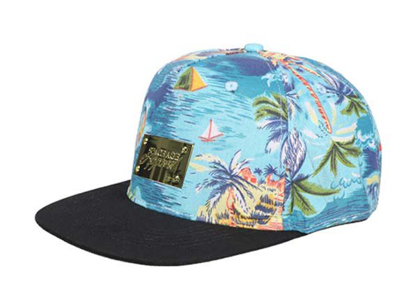 Slant of Custom Surf Hawaii Printed Snapbacks