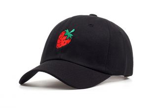 Strawberry Baseball Cap Custom Embroidered Baseball Hat