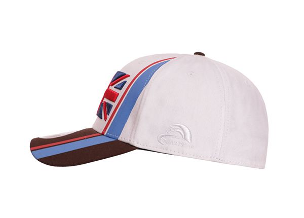Side of Custom UK Flag Baseball Hat