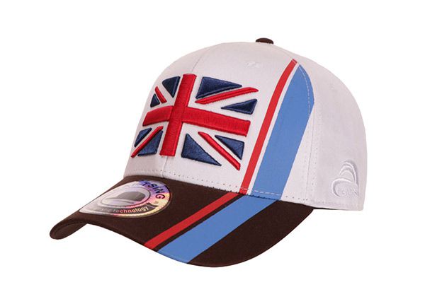 Slant of Custom UK Flag Baseball Hat