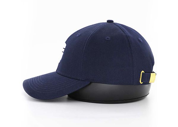 Slant of Adjustable Premium Baseball Cap With Embroidred White Logo