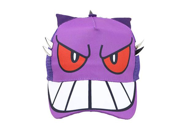 Front of Purple Kids Cool Fitted Baseball Cap