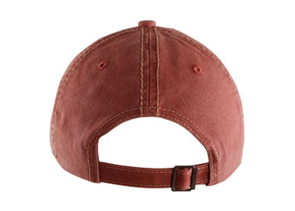 Back of Custom High Quality Wine Red Plain Baseball Cap