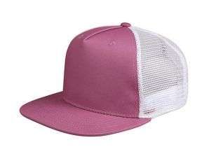Mesh Fitted Hats Wine Red Blank 2 Tone Snapbacks with Mesh Back
