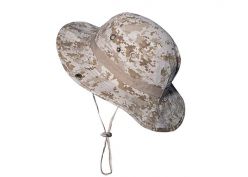 Digital Camo Bucket Hat Custom Desert Boonie Camo Hat With String