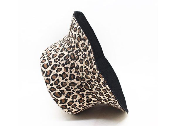 Side of Leopard Print Bucket Hat