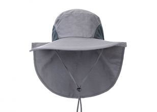 Safari Hat With Neck Flap Blank Desert Bucket Hat With Neck Cover For Sun Protection