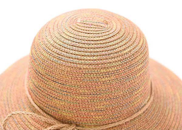 Slant of Raffia Straw Bucket Hat