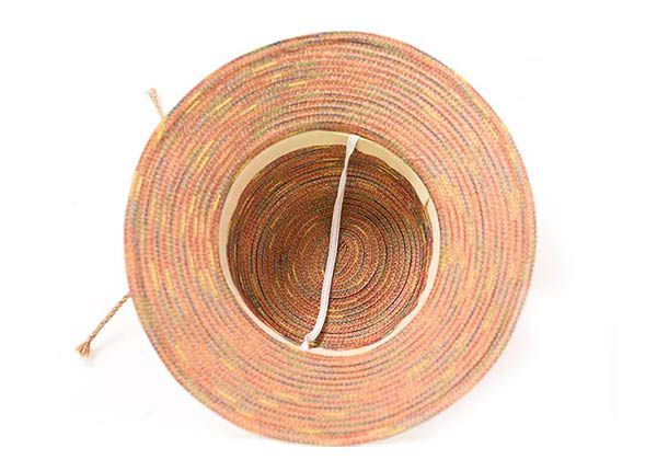 Inside of Raffia Straw Bucket Hat