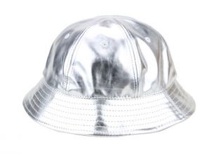 Reflective Bucket Hat 6 Panel Blank Waterproof PU Bucket Hat