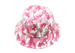 Pink Camo Bucket Hat Custom Women's Blank Camouflage Boonie Hat For Sale