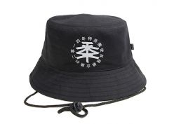 Plain Black Bucket Hat With String For Mens or Womens For Sale