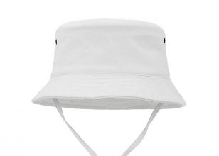 Plain White Bucket Hat Blank Unisex Cotton Bucket Hat For Wholesale