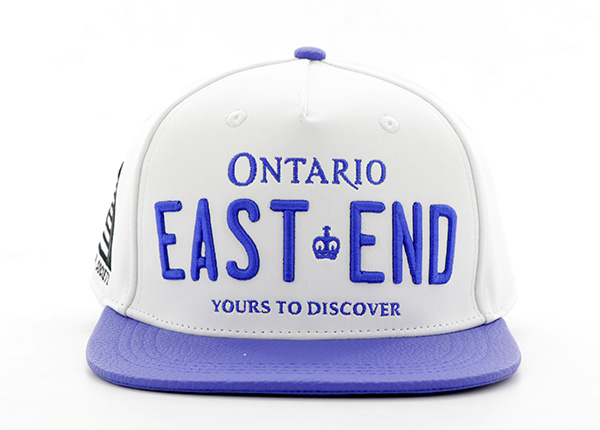 custom leather strap hats
