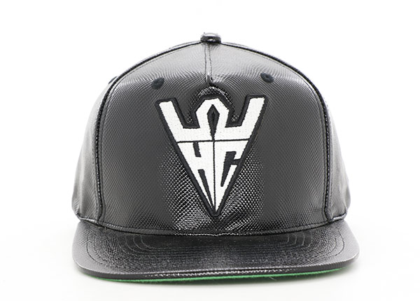 custom leather strap hats